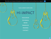 Tablet Screenshot of hi-impact.co.uk